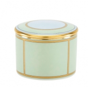 Ginori Diva Verde Small Box w/ Cover - 3.25"